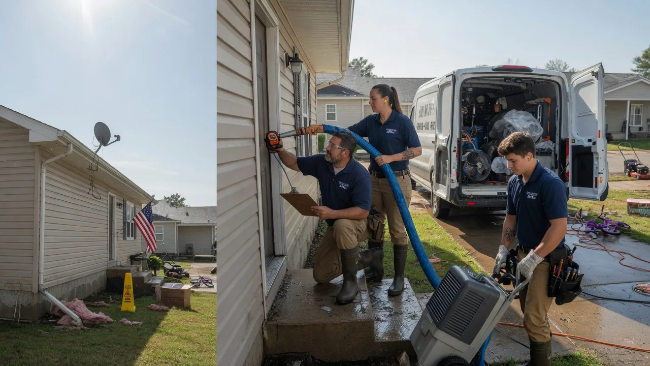 Ceiling Water Damage Restoration in Petersburg, MI near me